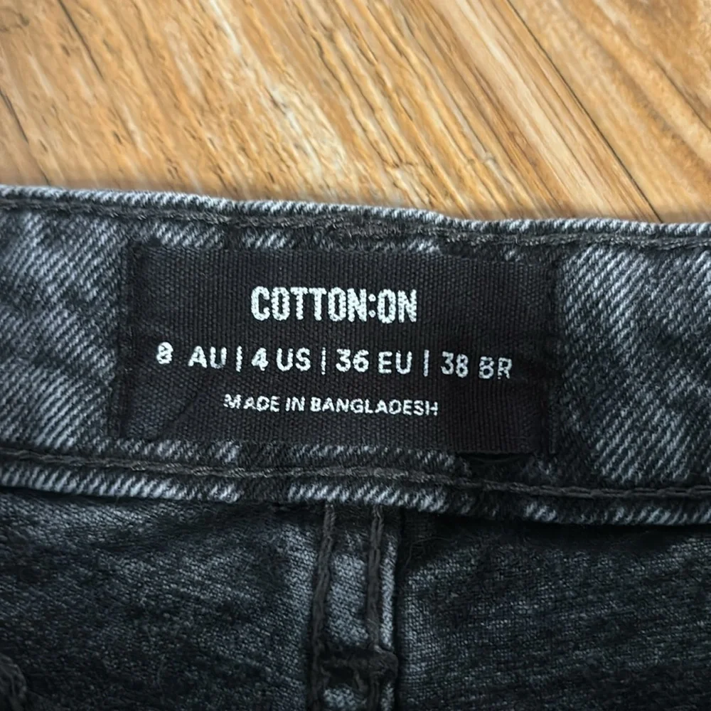 Cotton On Black Denim Shorts - Picture 2 of 6